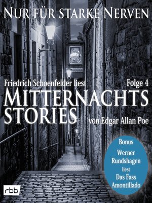 cover image of Mitternachtsstories von E. A. Poe--Nur für starke Nerven, Folge 4